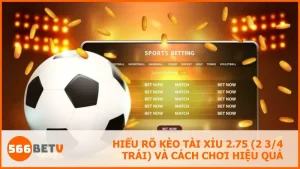 Hiểu rõ kèo tài xỉu 2.75 (2 3/4 trái) và cách chơi hiệu quả